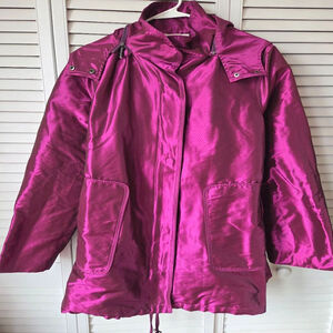 Women's SALTAIRE Fuchsia Utility Jacket Size L